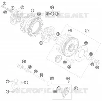 EMBRAYAGE pour KTM SX 2008