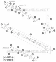 VALVE D'ECHAPPEMENT pour KTM SX 2008