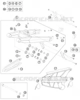 BRAS OSCILLANT  pour KTM SX 2011