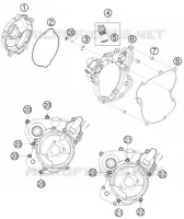 CARTER EMBRAYAGE pour KTM SX 2011