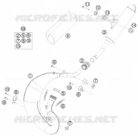 ECHAPPEMENT pour KTM SX 2011
