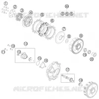 EMBRAYAGE pour KTM SX 2011