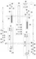 FOURCHE (PIECES) pour KTM SX 2011