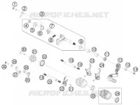 MECANISME DE SELECTION DE VITESSES pour KTM SX 2011