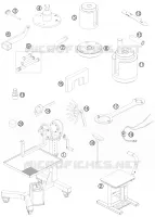OUTILLAGE SPECIFIQUE (MOTEUR) pour KTM SX 2011