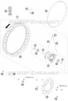 ROUE AVANT pour KTM SX 2011