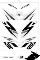AUTOCOLLANTS pour KTM SUPERDUKE 2015