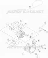 ETRIER DE FREIN AR pour KTM SUPERDUKE 2015
