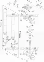 FOURCHE / T DE FOURCHE pour KTM SUPERDUKE 2015