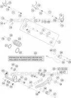 MECANISME DE SELECTION DE VITESSES pour KTM SUPERDUKE 2015