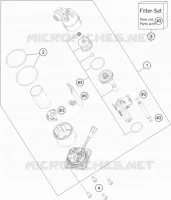 POMPE A ESSENCE pour KTM SUPERDUKE 2015
