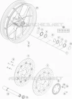 ROUE AVANT pour KTM SUPERDUKE 2015