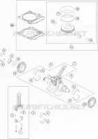 VILEBREQUIN / PISTON pour KTM SUPERDUKE 2015