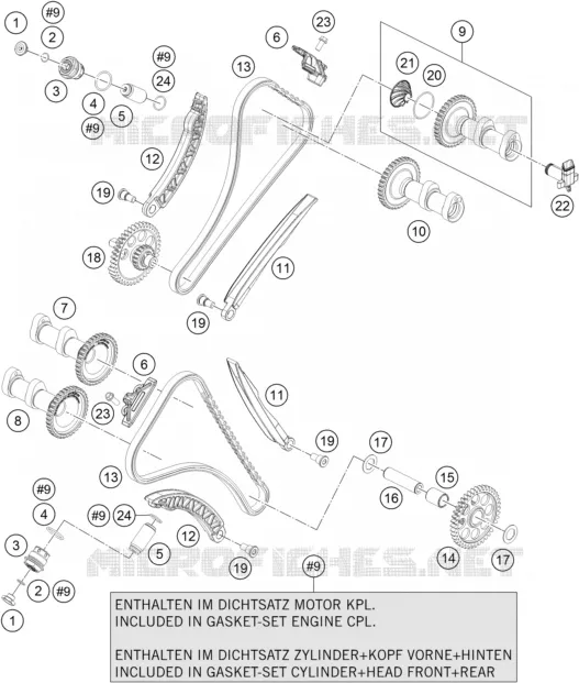 DISTRIBUTION KTM MOTO 1290 2014 SUPERDUKE  1290 SUPER DUKE R ORANGE ABS