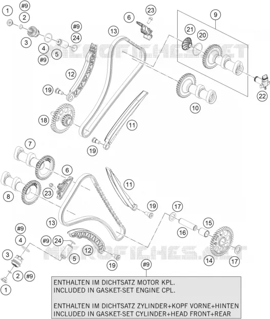 DISTRIBUTION KTM MOTO 1290 2020 SUPER ADVENTURE  1290 SUPER ADVENTURE S SILVER