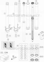 FOURCHE (PIECES) pour KTM SUPER ADVENTURE 2019