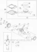 VILEBREQUIN / PISTON pour KTM SUPER ADVENTURE 2019