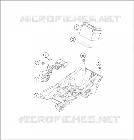 BATTERIE KTM MOTO 500 2022 EXC-F  500 EXC-F SIX DAYS