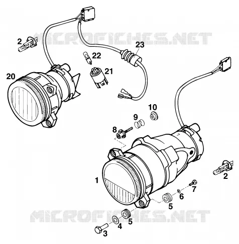 PHARE / FEU ARRIERE KTM MOTO 640 1998 DUKE  640 DUKE-E
