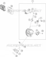 BOITIER PAPILLON INJECTION pour KTM Duke 2024