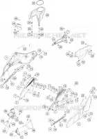 COUVERCLE pour KTM Duke 2024