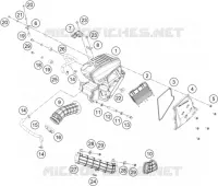 FILTRE A AIR pour KTM Duke 2024