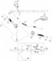 GUIDON / COMMANDES pour KTM Duke 2024