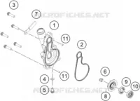 POMPE A EAU pour KTM Duke 2024