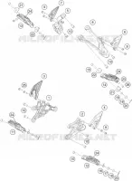 REPOSES PIEDS pour KTM Duke 2024