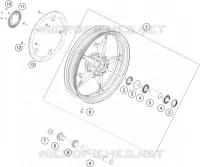 ROUE AVANT pour KTM Duke 2024