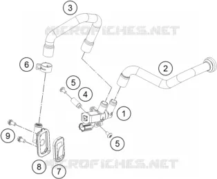 SECONDARY AIR SYSTEM SAS KTM MOTO 690 2016 DUKE  690 DUKE ORANGE ABS