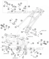 CADRE pour KTM DUKE 2009