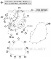 CARTER EMBRAYAGE pour KTM DUKE 2009