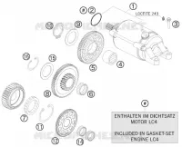 DEMARREUR ELECTRIQUE pour KTM DUKE 2009