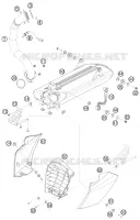ECHAPPEMENT pour KTM DUKE 2009