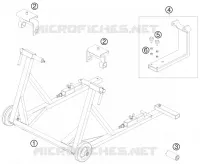 OUTILLAGE SPECIFIQUE pour KTM DUKE 2009