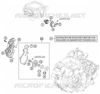 POMPE A EAU pour KTM DUKE 2009