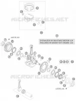 VILEBREQUIN / PISTON pour KTM DUKE 2009