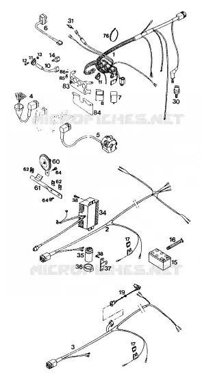 FAISCEAU ELECTRIQUE KTM MOTO 400 1994 DUKE  400 DUKE 20KW