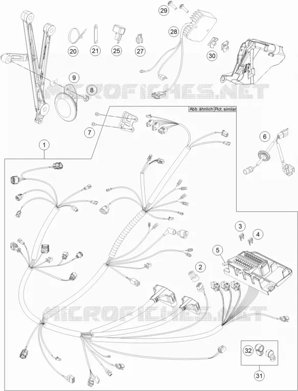 FAISCEAU ELECTRIQUE KTM MOTO 690 2014 ENDURO  690 ENDURO R ABS