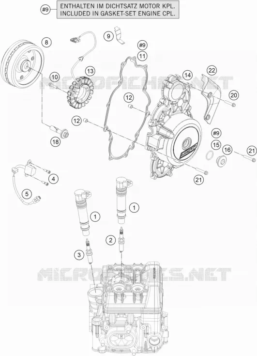 ALLUMAGE KTM MOTO 1290 2017 SUPER ADVENTURE  1290 SUPER ADVENTURE R TKC