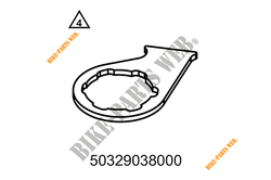 BRACKET FOR LOCATING DRUM  '98