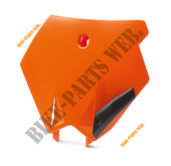 START NUMBER PLATE ORANGE 03