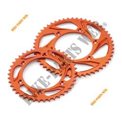 REAR SPROCKET 48T ORANGE