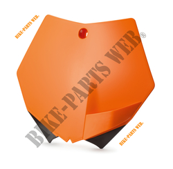 START NUMBER PLATE ORANGE 07